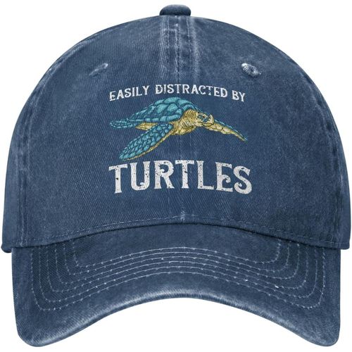 Chapeau De Tortues Facilement Distrait Par Les Tortues, Chapeau De Baseball Pour Femmes Avec Casquette Design