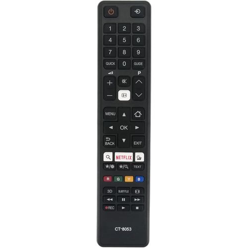 Ct-8053 Remplacement De La Télécommande Convient Pour Toshiba Ultra Hd Tv 49U5663Dg 49U6763Dg 55U5766Dg 55U6763Dg 55U6763Dg 65U6763Dg 75U6763Dg 43U5766Dg 49U5766Dg 55U7763Dg 48U7653Db 55U7653Db