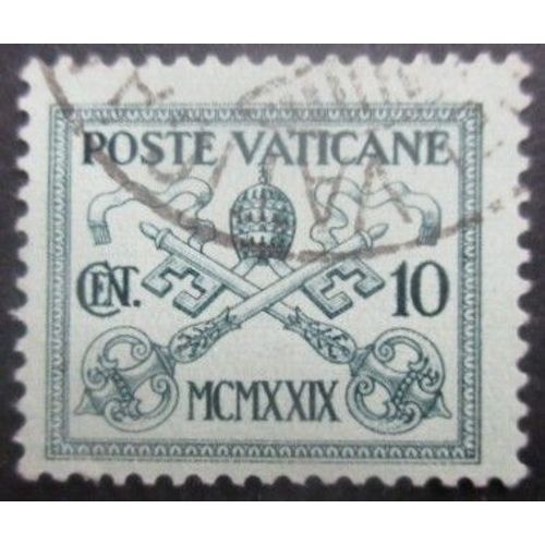 Vatican N°27 Armoirie Oblitéré