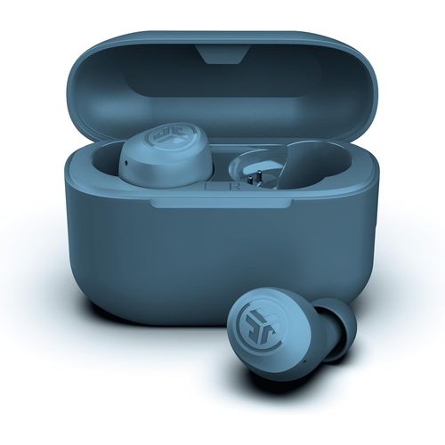 Go Air Pop+ Wireless Bluetooth Earphones \U2013 In-Ear Earphones With Microphone, 35+ Hours Of Battery Life, Earphone And Charging Box, Eq3 Custom Sound Earbud, App, Navy Blue