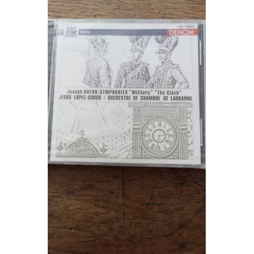 Joseph Haydn Symphonies Military The Clock Jésus Lopez Cobos Orchestre De Chambre De Lausanne