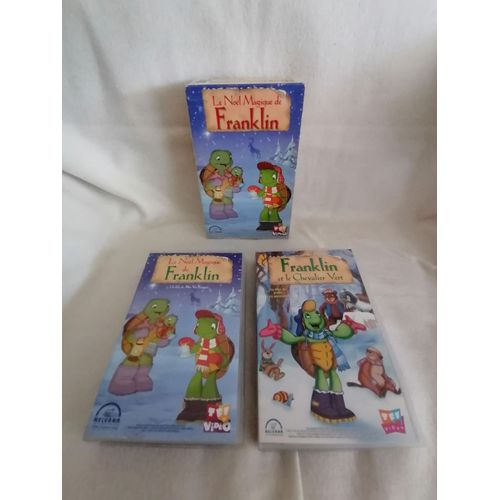 Coffret Franklin 2 Vhs : Le Noël Magique De Franklin + Franklin Et Le Chevalier Vert - Tf1 Vidéo - 1999