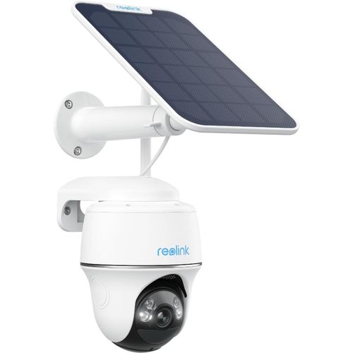 5Mp Caméra Surveillance Wifi Extérieure Sans Fil, Argus Pt+Panneau Solaire, Camera Solaire 360° Pan/Tilt, 2.4/5 Ghz Wifi, Vision Nocturne, Détection Humaine, Audio Bidirectionnel, Siren