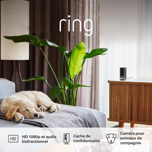 Caméra Intérieure (Indoor Camera 2E Gén.) | Caméra De Surveillance Wifi Sur Secteur Pour Animaux, Vidéo Hd 1080P, Audio Bidirectionnel, Cache De Confidentialité | Essai Home Gratuit 30 J.