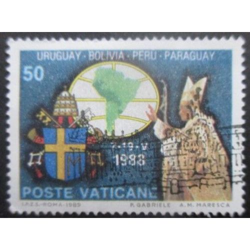 Vatican N°867 Pape Jean-Paul 2 Oblitéré
