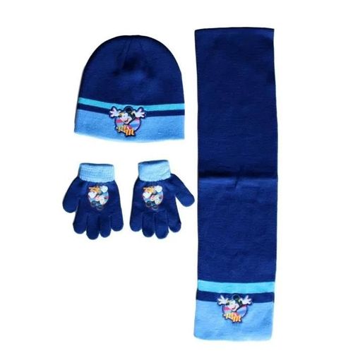 Mickey Bonnet Avec Gant Et Echarpe Ensemble Disney Mickey Mouse