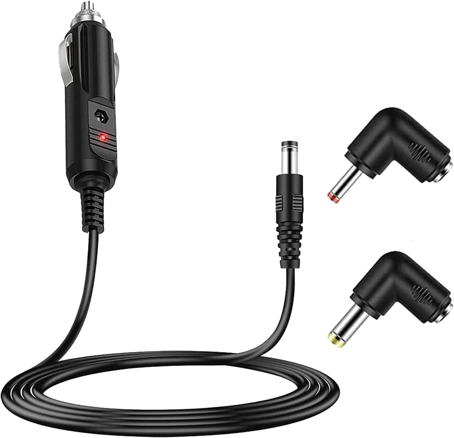 Bloc D'alimentation De Voiture 12 V Dc-Câble 5 A-Chargeur Allume-Cigare-3 M-Pour Lecteur Dvd,Routeur,Gps,Appareil Photo,Cctv
