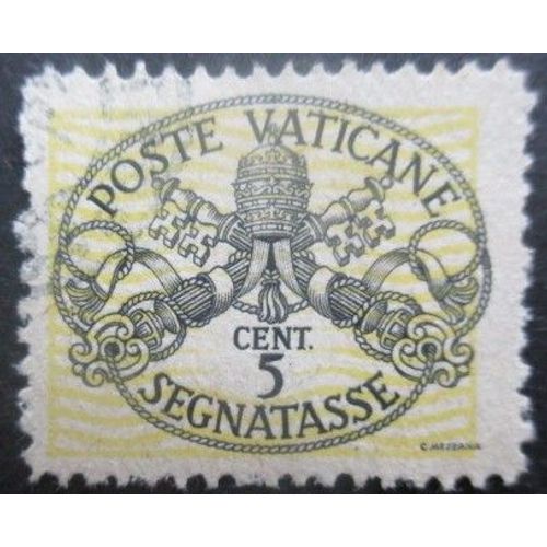 Vatican Taxe N°7 Oblitéré