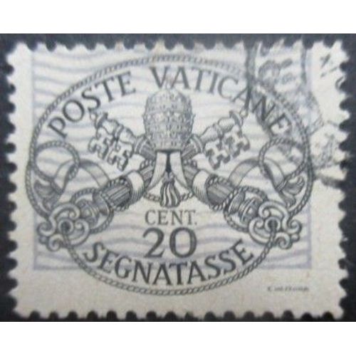 Vatican Taxe N°8 Oblitéré