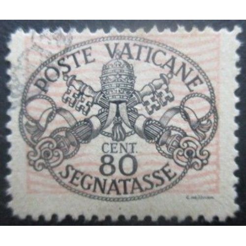 Vatican Taxe N°9 Oblitéré