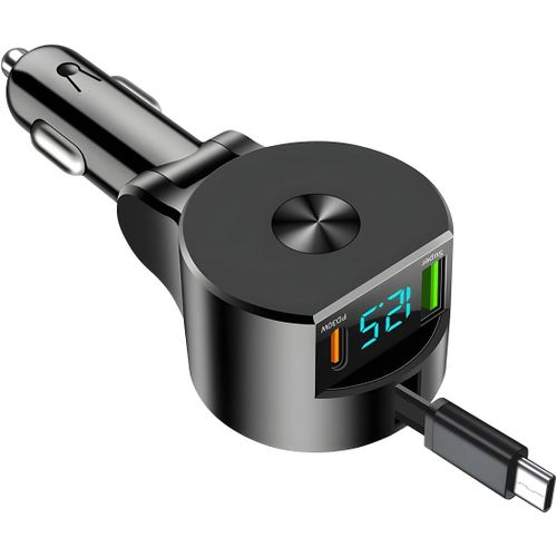 Prise Adaptateur Allume Cigare USB Chargeur Telephone Voitures,Chargeur Allume-Cigare Voiture Universal,Transmetteur FM Bluetooth,Adaptateur Bluetooth Voiture Transmetteur FM Radio Voiture