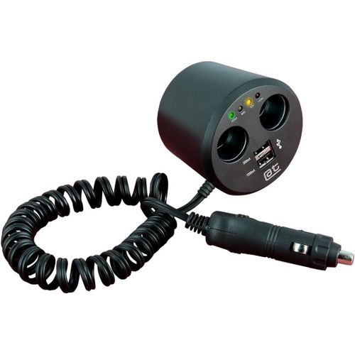 Station Multiprises 12/ 24 V Plus USB,Noir