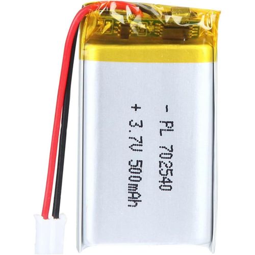 Batterie Li-Po 702540 3,7 V 700 Mah Lithium-Polymère Ion Li-Po Avec Connexion 2p-Ph Avec Grille De 2,0 Mm