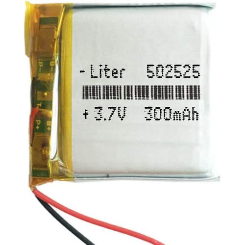 Batterie 502525 Lipo 3.7v 300mah 1.11wh 1s 5c Liter Energy Battery Pour L'électronique Rechargeable Téléphone Portable Smartwatch Gps-Ne Convient Pas À La Radiocommande 27x25x5mm (300mah|502525)