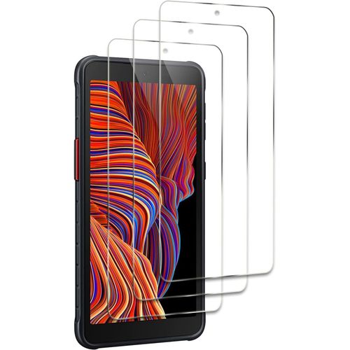 [3 Pièces] Verre Trempé Pour Samsung Galaxy Xcover 5 Protection Écran,Ultra Résistant Film Protection Écran,Ultra Hd,9h Dureté,Sans Bulles,Anti-Rayures,Facile À Installer