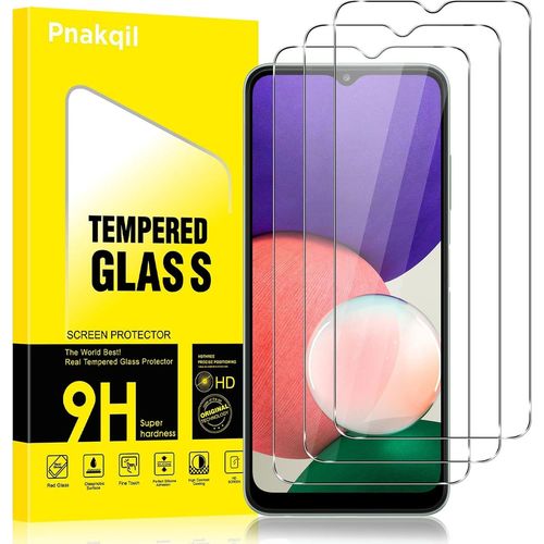3 Pièces Verre Trempé Pour Samsung Galaxy A22 5g 6.6 Pouces,3 Pièces Film Vitre Protection Écran 9h Dureté Anti-Rayures Sans Bulles Facile À Installer,0,33mm Hd Ultra Transparent