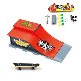 Skateboard à Doigts,10 pcs Finger Skateboards Deck Truck Mini