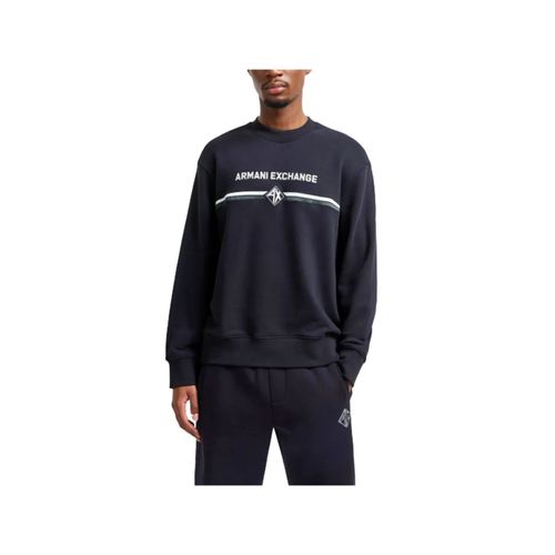 Sweat Armani Exchange Diamond Homme Bleu