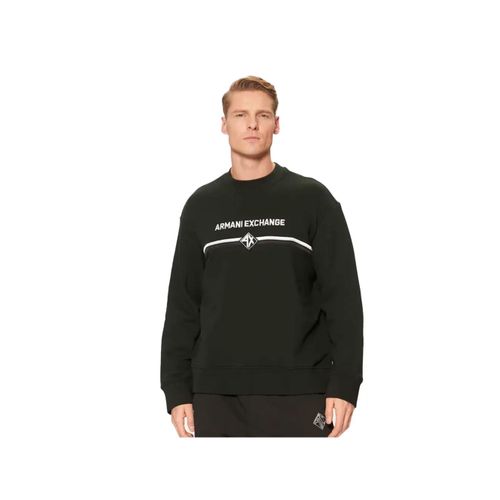 Sweat Armani Exchange Diamond Homme Noir
