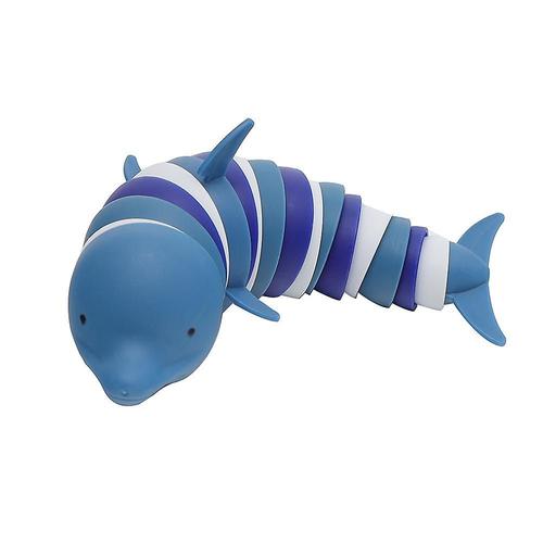 Jouet 3d Requin Sceau Dauphin Limace Fidget, Main Articulée, Anxiété Sensorielle, Soulagement Du Stress, Jouet Pour Adultes Et Enfants