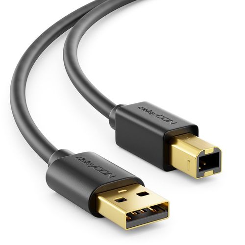 1m Câble USB a Mâle à USB b Mâle-pour Imprimante,Scanner,Printer-Noir