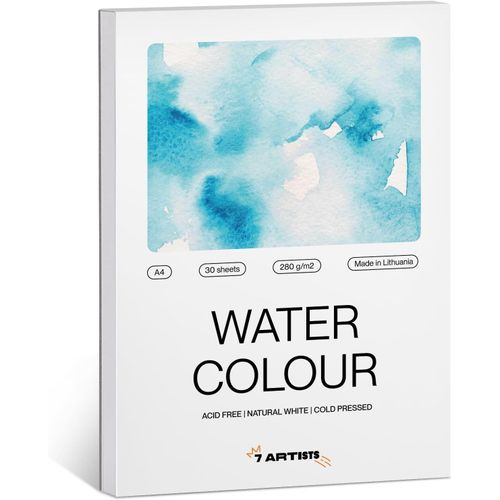 Kalanka-Papier Aquarelle A4 280g/M² Carnet Aquarelle 30 Pages | Papier Pour Aquarelle | Feuille Aquarelle | Cahier Aquarelle | Bloc Papier Aquarelle | Carnet Dessin Aquarelle | Aquarelle Sketchbook