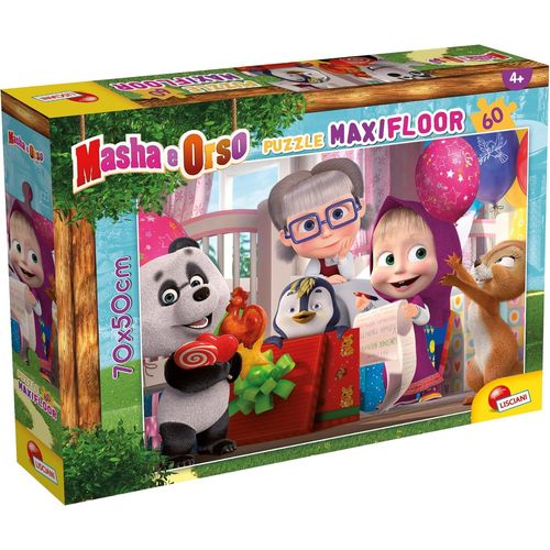 KALANKA-, Puzzle pour enfants a partir de 3 ans, 60 pièces - Masha et Michka - 92970
