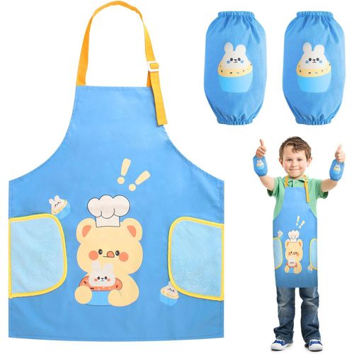 KALANKA-Boisbresil Kitchen Apron Set Kids Apron