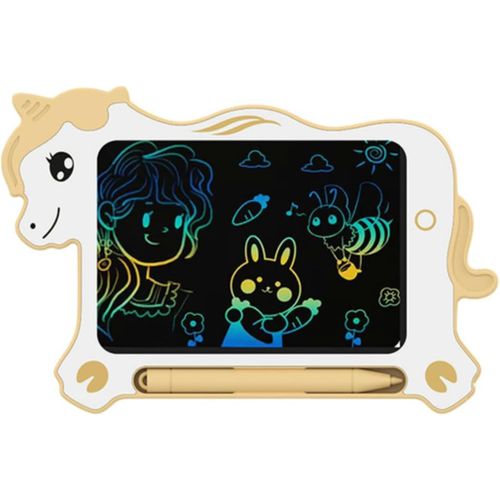 KALANKA-Topfree Tablette Dessin, Tablette D'écriture LCD de 7,5 Pouces, Tablette Graphique, Ardoise Magique, Tablette Dessin Enfant de 2 3 4 5 6 7 Ans Filles et Garçons Cadeau d'anniversaire