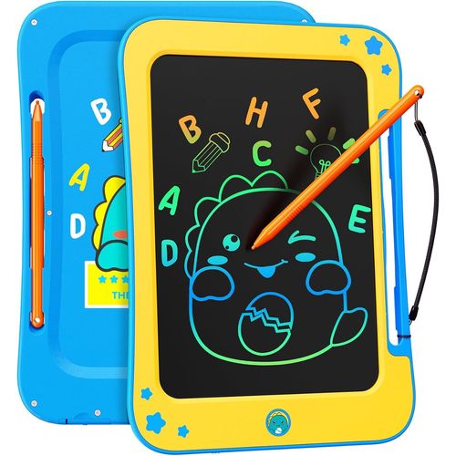 KALANKA-Jouet Enfant 4 Ans Garçon Tablette Dessin Enfant Cadeaux d'Anniversaire Noël pour 3 4 5 6 Ans Garçon Fille 8.5 Pouces Ardoise Magique Jouet d'Éducatif (Bleu)