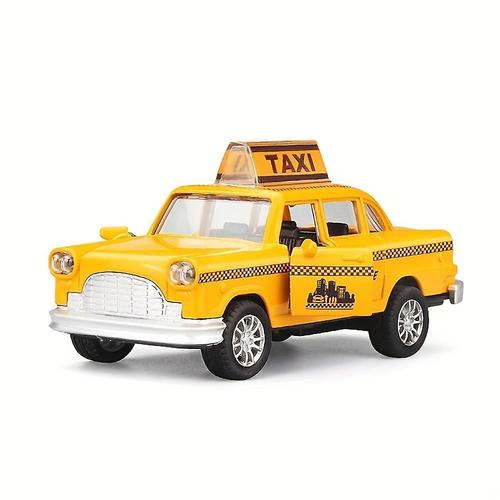 "Jouet De Voiture De Taxi Pour Enfants, Mini Mod¿¿Le De Jouet De Taxi Thunderbird Avec Action De Retrait, Cadeau Pour Tout-Petits"