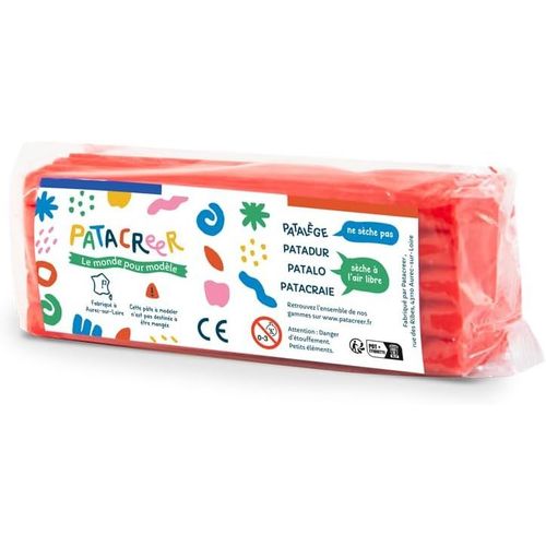 KALANKA-- Pate a Modeler Made in France - Pain de 300g Blanc (Rouge)