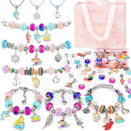 Kalanka-Kit Bracelet Fabrication Bijoux Pour Filles, Kit Bijoux Comme Loisirs Créatifs & Jeux Pour Filles 5-12 Ans, Calendrier De L'avent Et Idée Cadeau Anniversaire Pour Fille 5 6 7 8 9 10 11 Ans