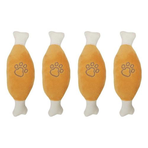 Lot De 4 Jouets Pour Chiots, Jouet En Peluche Couineur Pour Chiots, Jouet À Mâcher Molaire Pour Chiots Mignons-Style2
