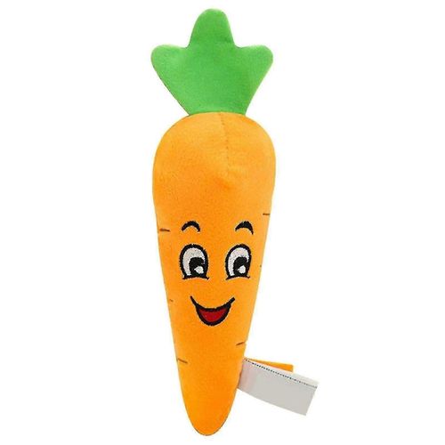 Jouet Couineur En Peluche Pour Chien, Jouet À Mâcher Apaisant Pour Animaux De Compagnie, Jouet Interactif Pour Chien, Jouet À Mordre En Peluche Fruit-Légumes-Carotte