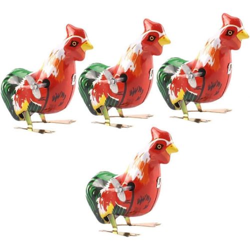 Lot de 8 jouets mécaniques pour lapins, poulets, poussins, danseurs, lapins, jouets à remonter
