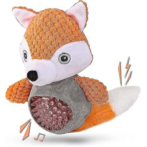 Jouet Couineur Pour Chien, Jouet À Mâcher En Forme De Renard Pour Jeux D'intérieur Et D'extérieur, Peluche Résistante, Jouets Pour Chiots En Peluche, Hw-Renard
