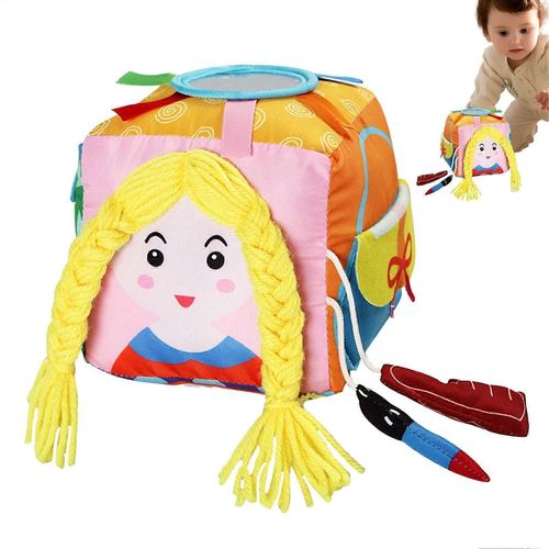 Boîte à mouchoirs, jouet en peluche pour bébés, jouet sensoriel, jouet animal pour tout-petits