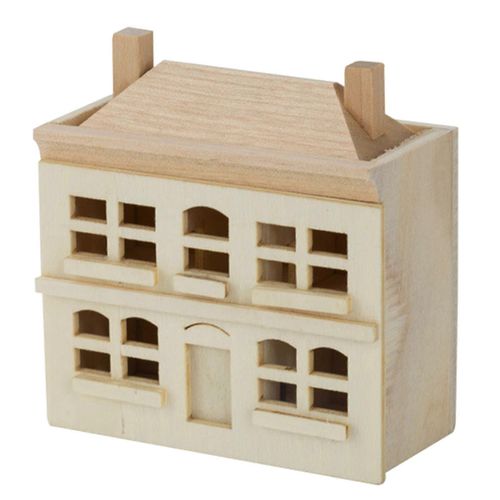 Maisons de poupées, petites maisons, modèle de décoration de fête de vacances, jouet ornemental pour école maternelle, étudiant, bricolage