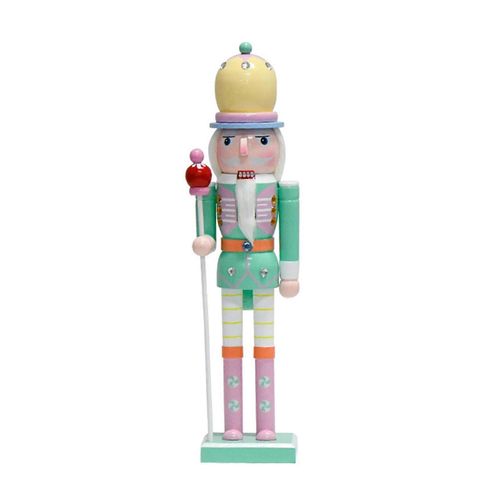 Statue En Bois De Bonbon Soldat Casse-Noisette De 38 Cm, Jouet, Décorations De Noël Pour Étagères, Tables, Marionnette, Cadeau De Vacances 2025