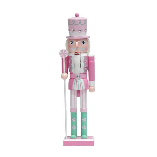 Statue En Bois De Bonbon Soldat Casse-Noisette De 38 Cm, Jouet, Décorations De Noël Pour Étagères, Tables, Marionnette, Cadeau De Vacances 2025
