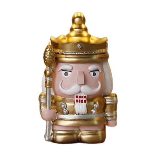 Tirelires En Résine Représentant Des Casse-Noisettes De Noël, Décoration Festive Pour Les Fêtes Et Les Économies, Jouet Pour Enfants-12 Bleu Écaille