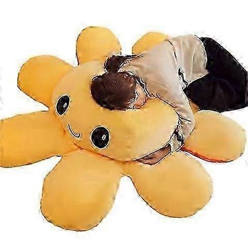 Peluche pieuvre réversible, grand coussin en peluche pieuvre, jouets-Section d¿image UK Plug