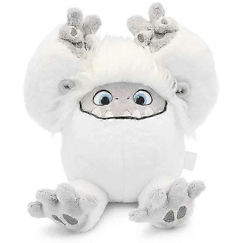 Peluche et câlin Monstre des Neiges Bonhomme de Neige Yeti Monstre de Noël pour Halloween, Noël, Saint-Valentin (34,8 cm) -yyds-Gris