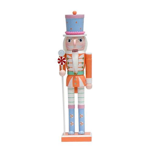 Statue En Bois De Bonbon Soldat Casse-Noisette De 38 Cm, Jouet, Décorations De Noël Pour Étagères, Tables, Marionnette, Cadeau De Vacances 2025