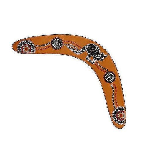 Boomerang En Bois Pour Enfants Et Adultes, Facile À Lancer, Boomerang À Retour Avec Illustration Colorée, Soucoupe En Bois En Forme De V, Boomerang Volant D'extérieur Pour C-Jk2678