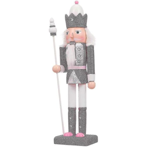 1 pièce Casse-Noisette Poupée Soldat Jouet Enfants Cadeau de Noël Décoration de Vacances-Bleu