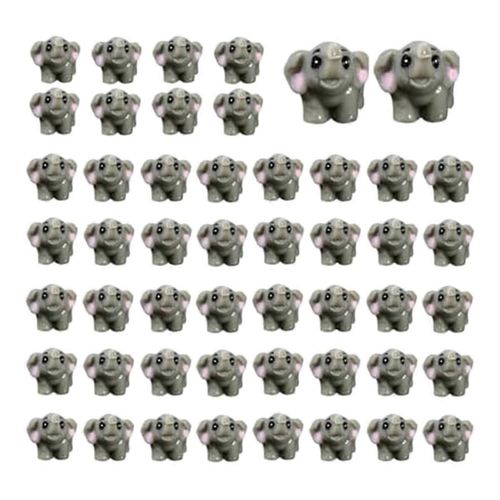 Figurines miniatures en résine représentant des animaux miniatures (éléphant)