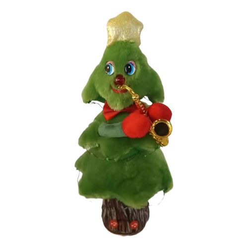 Sapin de Noël chantant et dansant de 15 pouces pour enfants, jouet en peluche musical, décoration de table de festival-20PCS