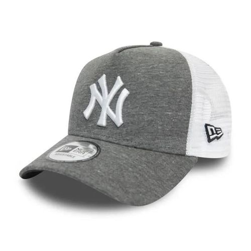 Casquette - New Era - Yankees Jersey 9forty Trucker - Gris Foncé/Blanc - Taille Unique - Style Urbain